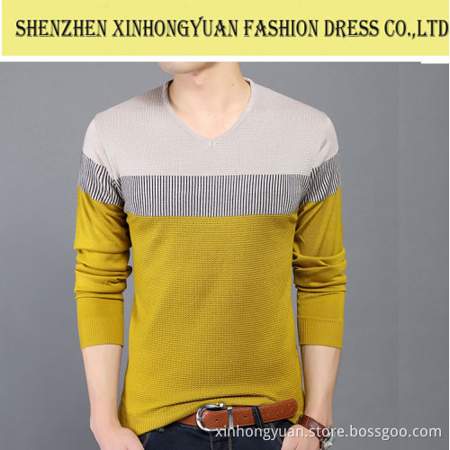 man's long sleeve t shirt/man's blank t shirt/man's 100% wool t shirt